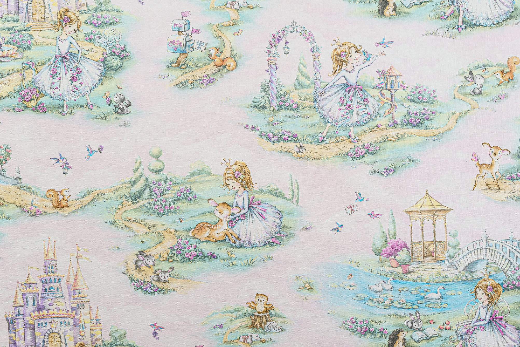 10988-03 Обои флизелиновые Фантазия мотив розовый 1,06×10м