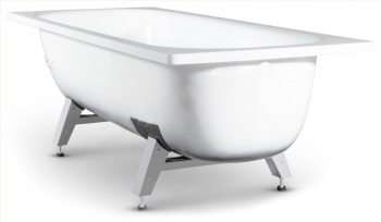 Ванна стальная эмалированная LAGUNA 1,5 м*700*360  (комплект ножек), вес 30 кг (уценка 10%)