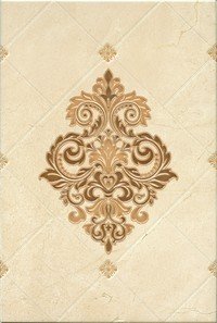 Декор кер. GlobalTile MARSEILLAISE Бежевый капитоне 40*27