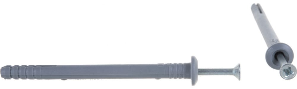 4-0012040 Дюбель-гвоздь 6х80 гриб. манжета полипропилен (100шт) - ведро СФ