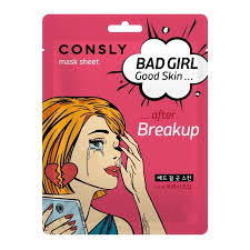 Маска CONSLY тканевая BAD GIRL - Good Skin после расставания 23 мл