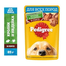 Корм жидкий PEDIGREE Кролик и индейка 85 г