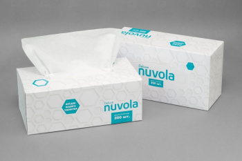 Салфетки 2-сл в коробке "Nuvola"deluxe  (250 шт)