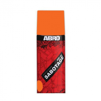 Краска-спрей ABRO SABOTAGE 14 (оранжевый) 400мл