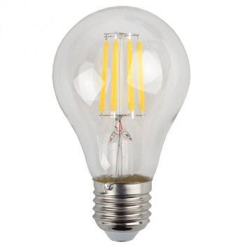 Лампа светодиодная F-LED А60-9w E27 4000К, нейтральный белый ЭРА (филамент)