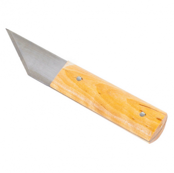 Нож сапожный, деревянная рукоятка, 170 мм