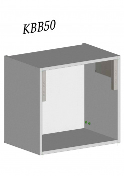 Каркас верхнего горизонтального шкафа высокий (бел сканд) 500