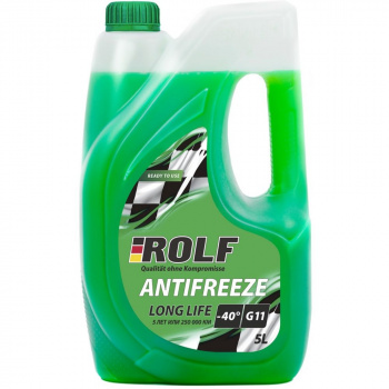 Антифриз зелёный, ROLF G11 Green, 5 L.