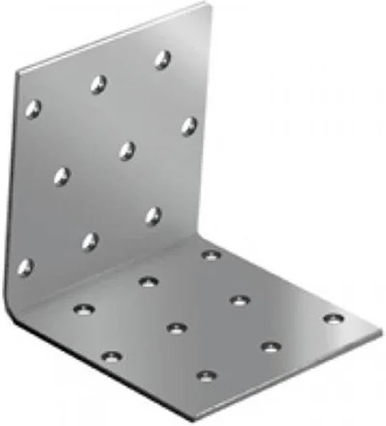 З-КУР-80-60 Уголок крепежный равностор 80х80х 60х2,0 мм оцинк. (1-50) Э