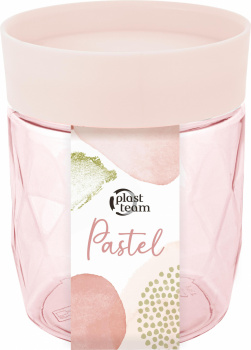 Банка для сыпучих продуктов Plast Team Pastel 1,5л персиковая карамель