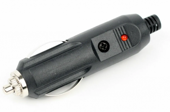Штекер в прикуриватель с предохранителем и LED индикатором, 1 шт PROconnect
