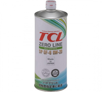 Масло моторное TCL Zero Line, API SP, ILSAC GF-6A 0w20 Синтетическое 1л