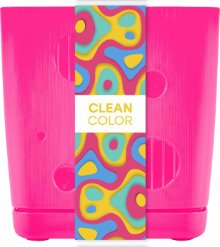 Горшок для цветов InGreen Clean Color 0,8л, electric pink