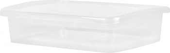 Ящик для хранения Keeplex Laconic 5л 37х27,4х9,5см прозрачный кристалл
