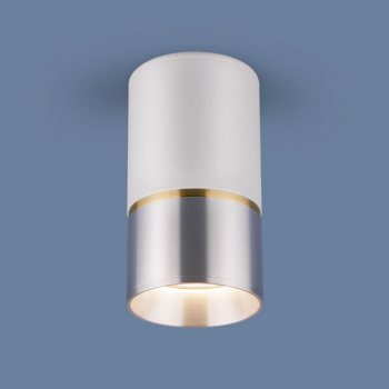 Светильник накладной белый/серебро GU10*1*35W 2 м кв. DLN106 GU10 