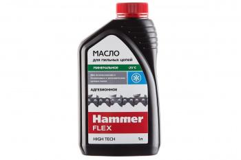 Масло Hammer Flex 501-006 адгезионное для пильных цепей 1л  