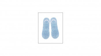 Носки невидимые женские Hobby Line голубой меланж р.36-40