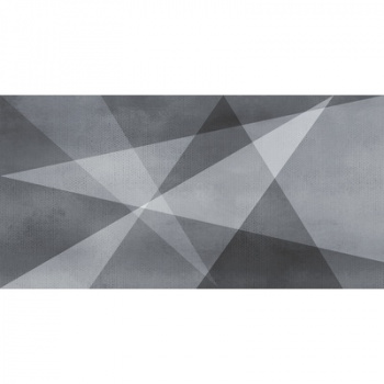 Плитка настенная Shape Geometry 249х500х8,5 цвет:чёрный-серый  1,245 м2 10 шт в упак