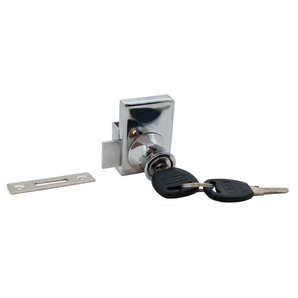 002288 Замок-стекло №805 квадратный 2-ой (хром)