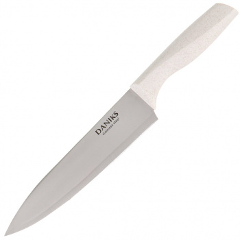 Нож кухонный Daniks Латте шеф-нож нерж сталь 20 см рук пласт YW-A383-CH