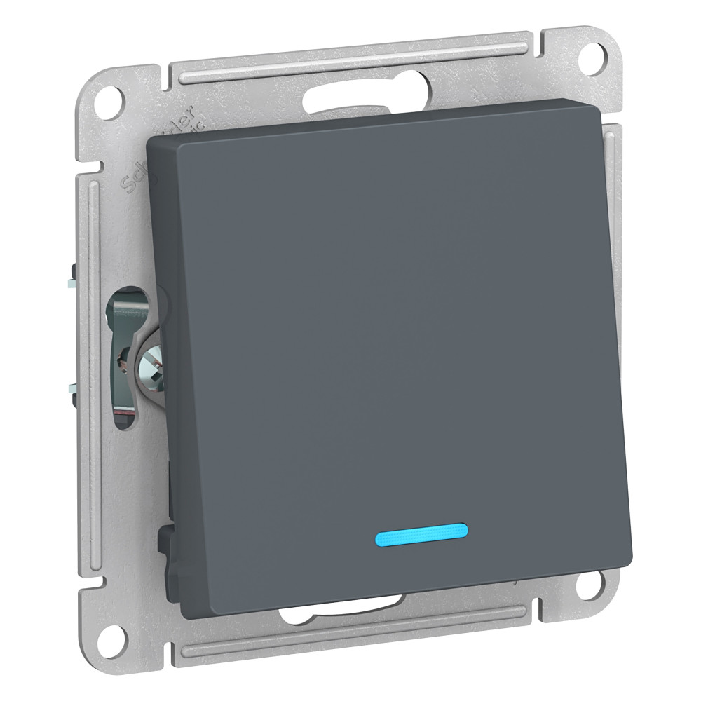 ATN000763 AtlasDesign грифель Переключатель СП 1кл. подсветка сх.6 10АХ механизм SchE