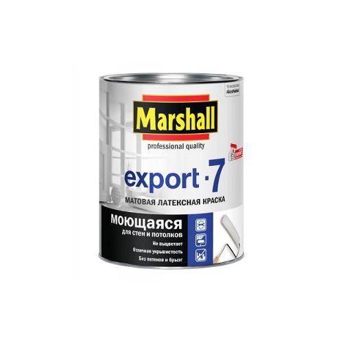 Краска Marshall EXPORT-7 латексная матовая База C, 0,9л. 