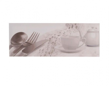 Декор кер. InterCerama BINGO_IC Белый 40*15 посуда