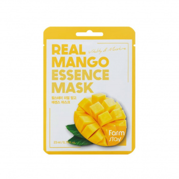 Маска-салфетка для лица FarmStay Essence Mask МАНГО 23мл 
