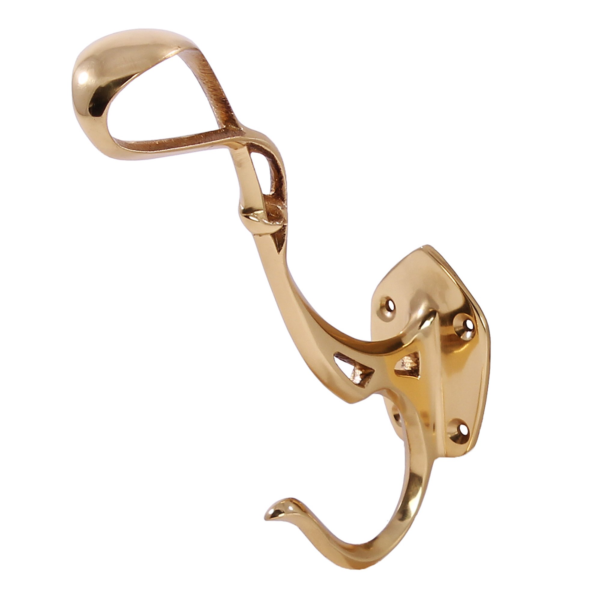 LKBR156 Крючок пальто, шапка Модерн, латунь