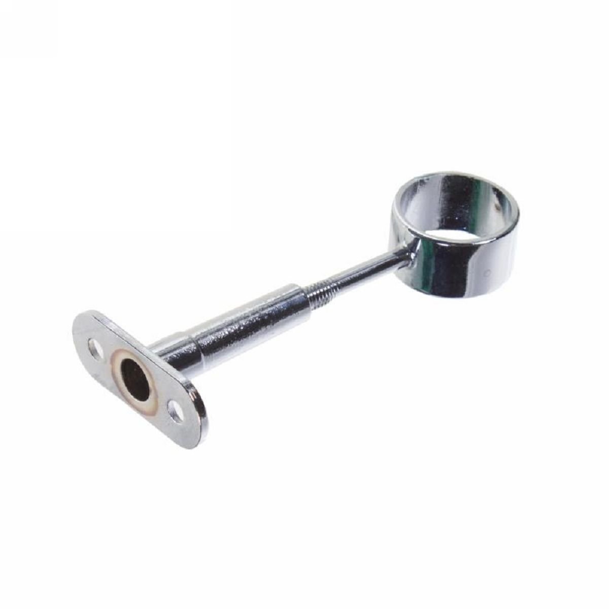 127436 Крепление труб к стене регулируемое проходное, хром (1 шт) Tech-Krep