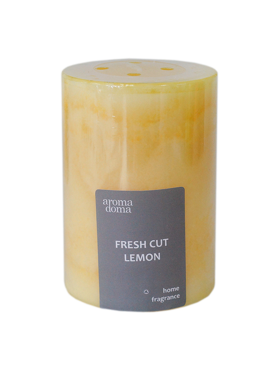 Свеча Snow layer Свежий лимон 10см