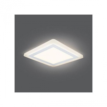Светильник LED Gauss Backlight квадрат, 105*105*31мм 3 реж., 3+3W 350lm 4000K 180-265V IP20
