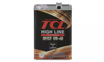 Масло моторное 5W40 SP/CF TCL High Line 4л синтетическое Япония