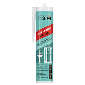 Герметик Sila PRO Max Sealant, силик., санитарный, бесцветный, 280 мл