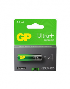 Батарейка GP ultra plus G-Tech LR6 AA 4шт. уп.