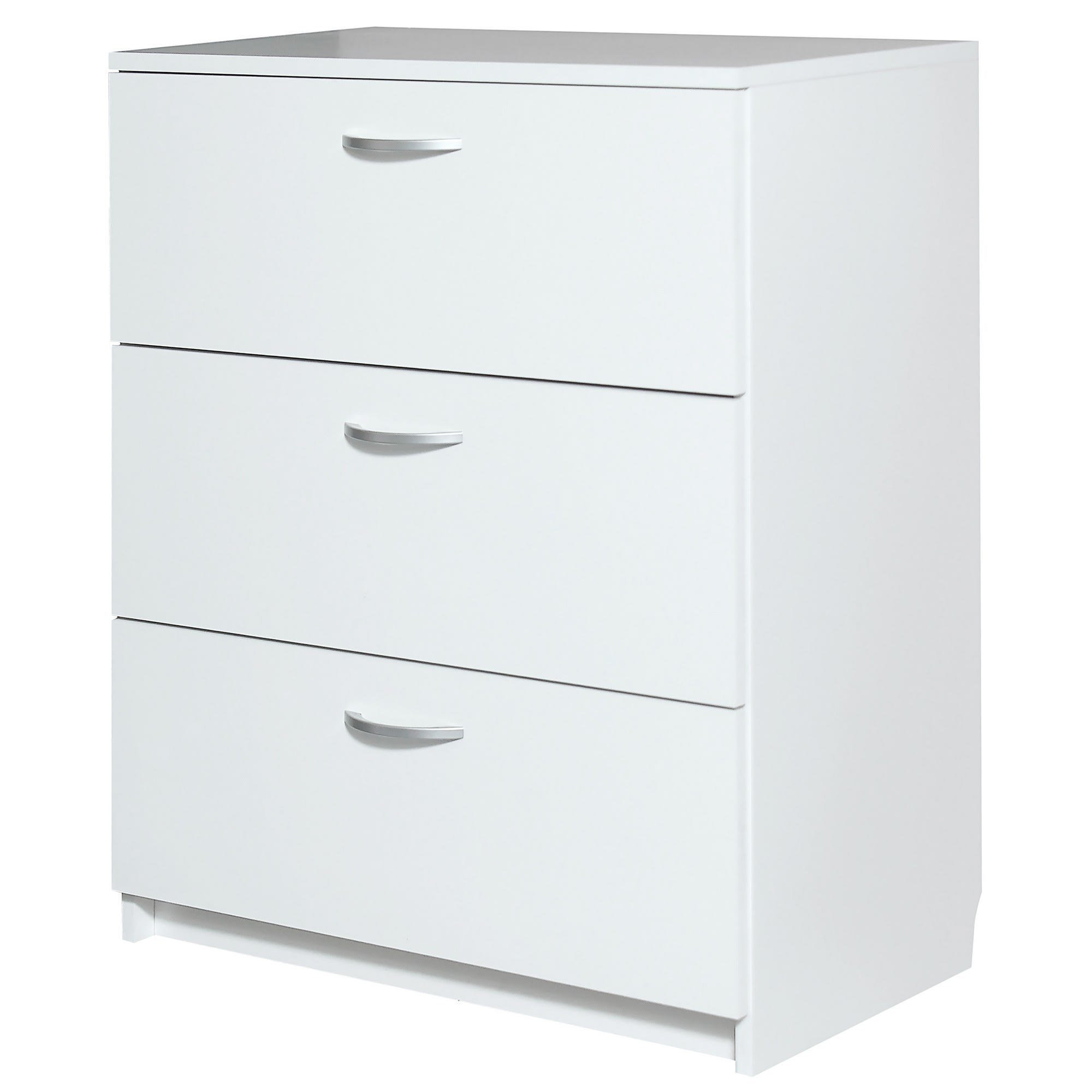 212841 Комод 3 ящика 68,5х80х39,4 белый