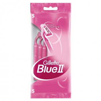 Бритвы BLUE II одноразовые для женщин 5 шт.
