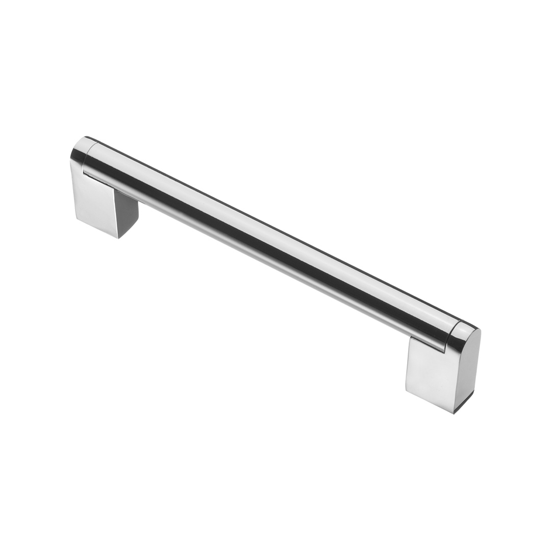 R-3050-128 Ручка-рейлинг 128мм, Д140 Ш15 В40, хром