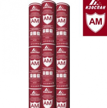 Гидро-ветрозащитная паропроницаемая мембрана Изоспан АМ 1,6х43,75м 70кв.м