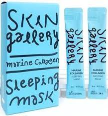 Маска для лица ночная SKIN GALLERY Marine Collagen Морской коллаген 4мл*10шт/уп