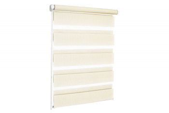 Штора рулонная День-Ночь 100*160 молочный