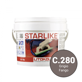 Затирка Starlike С.280 GRIGIO FANGO (грязно-серый) 1,0 кг