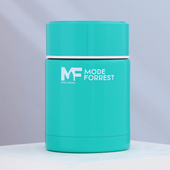 Термос для еды "Mode Forrest", 450 мл, бирюзовый   