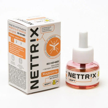 Жидкость от комаров для детей, Ж (на 30 ночей)  NETTRIX