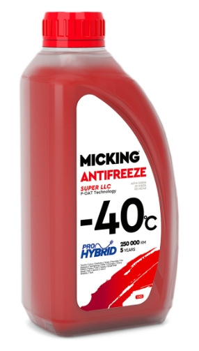 Антифриз красный MICKING SUPER LLC P-OAT Technology -40C 1кг