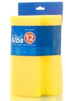 Губка для мытья а/м "Kolibriya" Alba-12  Т-профиль, 190х130х85мм
