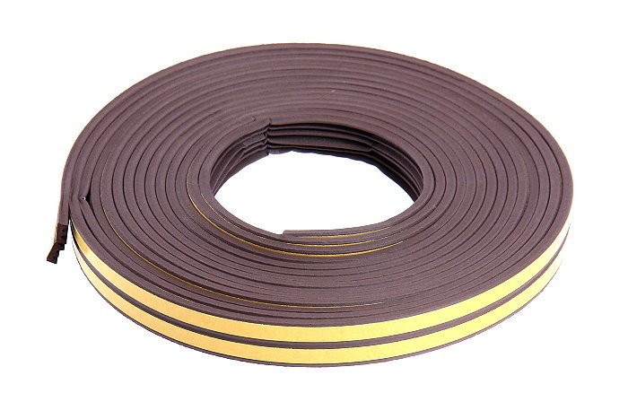 Уплотнитель самоклеящийся, коричневый, Remontix E 6 ( 2шт. по 3м)