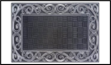 Коврик придверный 45х75см, черный "Exquisite painting"