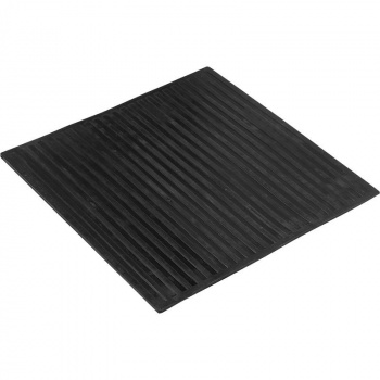 Коврик резиновый диэлектрический 50х50 см,  черный, SUNSTEP