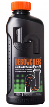 Гель"DEBOUCHER Proff" для удаления засоров 1 л